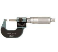 Mitutoyo 193-101, Micrometri per esterni con contatore meccanico, 0-25 mm, 0,01 mm, Metrico