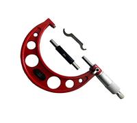 Micrometro, 0-25/25-50/50-75/75-100 mm 0-1/1-2/2-3/3-4/pollice 0.0001 "Strumento for pinza for diametro metrico esterno con mini chiave(3-4inch)
