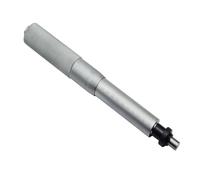 Micrometro, 0-50mm Micrometer Head Flat Measuring Face With Nut And No Nut Metal Measure Tool Flat Head 0-50mmx0.01mm Micrometer Heads(With nut)