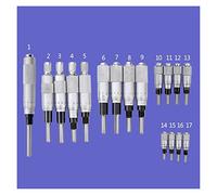 Micrometro, 2pcs / lot Micrometro Testa differenziale 0-6.5mm del micrometro 0-13mm da dado di regolazione fine 0-25mm 0-50mm misurazione(10-13 type 0-13)