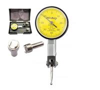 Micrometro, 350mm universale piccolo quadrante indicatore supporto base magnetico 0-0.8mm 0.01 test comparatore for la calibrazione delle apparecchiature(Noir)