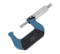 Micrometro all'esterno 25 a 50 mm, uno strumento macchinista metrico con incudine in carburo di tungsteno, un ditale a cricchetto e una precisione di 0,01 mm per la misurazione