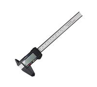 Micrometro, Calibri a corsoio digitali da 6 pollici Calibro elettronico LCD, calibro in fibra di carbonio, strumenti for la misurazione altezza Micrometro(Black- 150mm)
