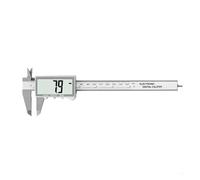 Micrometro, Calibro A Corsoio Digitale LCD Micrometro Calibro 0-150mm Calibro Lunghezza Profondità Spessore Diametro Interno Esterno Strumento Di Misurazione per fai da te/uso domestico(Silver 100PCS)