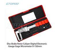 Micrometro, Calibro A Corsoio For Disco Freno Digitale In Acciaio Inossidabile Da 0-60 Mm Calibro A Corsoio For Disco Freno Elettronico Calibro A Disco Calibro For Spessore Pneumatici Righello(150MM)