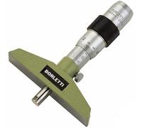MICROMETRO CENTESIMALE ASTA CONTROLLO CALIBRO PROFONDITÀ BORLETTI MP1 0÷25 MM
