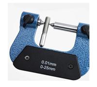 Micrometro con filettatura, 0-25mm 25-50mm 50-75mm 75-100mm Calibro micrometro con filettatura incluse incudini di misurazione (Size : 0-25mm)