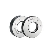 Micrometro Digitale, 1SET (1*GO+1*NOGO) 6g Precisione Non Standard Metrico Dente Fine Anello Calibro Strumento di Misura M61M62M63M64M65-M74 Mano Destra(M64-6g T Z,X 1.5)
