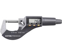 Micrometro digitale EXTOL Premium, 0-25 mm 8825320
