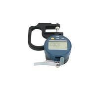 Micrometro Digitale, Gamma di misuratori spessore digitali for batteria ricaricabile da 0-10 mm 0,001 for strumento misurazione del filo stoffa in pelle carta(DJ-GS5331-0-10 120mm)