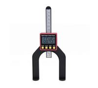 micrometro digitale lcd, Calibro di profondità digitale autoportante da 0-80 mm, 0,01 mm, LCD, calibri di altezza, calibri strumento di misurazione(Red)