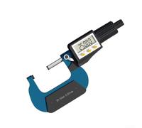 Micrometro digitale per esterni, 0-25 mm/25-50 mm/50-75 mm/75-100 mm con risoluzione di 0,001 mm, strumento di misurazione di precisione per spessimetro metrico in meccanico (25-50 mm)