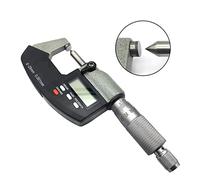 Micrometro digitale, Strumento di misurazione accurato 0-25mm 0.001mm Single appuntito Digital esterno micrometro Micrometro Micrometro Micrometro Misuratore strumento di misurazione con scatola Strum