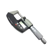 Micrometro digitale, Testa singola rotonda digitale micrometro esterno da 0-25mm 0.001mm micrometri micrometri strumento di misurazione accurato con scatola Strumenti di misura professionali, misurato