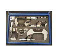 Micrometro elettronico for esterni Calibro micrometrico digitale da 0 25 mm con scala cromata satinata(0-25mm)