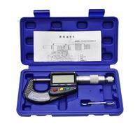 Micrometro esterno da 0,001 mm, calibro elettronico in acciaio inossidabile da 0-25 mm, 25-50 mm Alta Precisione, Basso Errore(0-25mm)