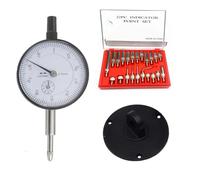 Micrometro, Indicatore a quadrante 0-10mm Lug Back Test Gauge e 22pcs M2.5 Incudine Point Set Filettatura 2.5mm(10mm dial indicator)