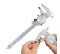 Micrometro per Diametri - Gamma 0-150 mm Righello,Precisione 0,02 mm Calibro in Acciaio Strumento di Misura con Orologio,per Profondità Spessore Diametro Metallo Legno