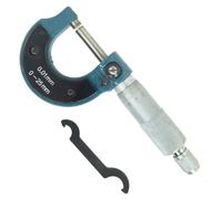 MICROMETRO SPESSIMETRO CENTESIMALE ANALOGICO ACCIAIO PER ESTERNI 0-25mm 0.01 mm
