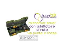 MICROMOT 60/EF CON ADATTATORE DI RETE E 43 PUNTE E FRESE INDUSTRIALI PROXXON