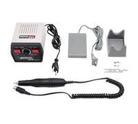 Micromotore da laboratorio da 65 W, 35000 giri/min, trapano elettrico giada, lucidatrice, 230 V, portabilità, lucidatrice con 2 spazzole di carbone e pedale, unità di lucidatura dritta con manipolo