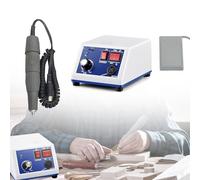 Micromotore da laboratorio for gioielli, kit micromotore manuale con controllo manuale della velocità a variazione continua, for laboratorio, gioielli, ceramica, silicone, vetro