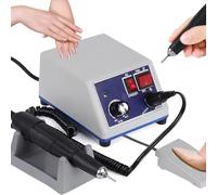 Micromotore da laboratorio, micromotore elettrico da 0-35000 giri/min con controllo manuale della velocità continua a pedale, for molatura, incisione, lucidatura