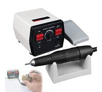 Micromotore elettrico lucidatore, 50 K RPM manipolo con pedale di controllo, mini smerigliatrice per gioielli e intaglio del legno, 2,35 mm/3 mm