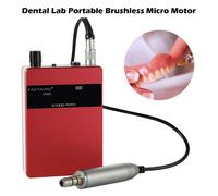 Micromotore portatile da laboratorio dentale ricaricabile brushless w/ digitale