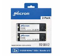 MICRON HD SOLID STATE M.2 2280 512GB PCIe 4.0 BULK NVMe BUNDLE 2X512GB ITALIA