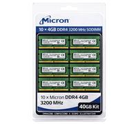 MICRON Memoria Ram SO-DIMM DDR4 4Gb 3200MHz kit 40 Gb ( 10 X 4Gb ) Italia