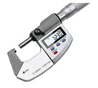 Micron Micrometro Digitale IP65 Esterno 0-25mm DIN863 25-50mm 0.001mm Calibro Elettronico(486-104 75-100mm)
