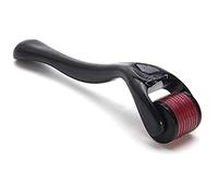 Microneedle Derma Roller in titanio per la cura della pelle del viso, rughe e perdita di capelli, smagliature per la ricrescita dei capelli, micro aghi professionali con custodia (0,50 mm)