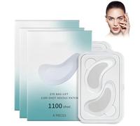 Microneedling Eye Patches,Hyaluron Microneedling Eye Pad contro occhiaie e borse lacrime, Micro Needling Patch per ridurre le rughe degli occhi e le linee sottili, la cura degli occhi (12 patch)