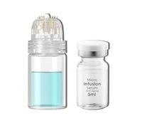 Microneedling Infusion System Set, Incluso Hydra Needle da 0,5 mm 1 pezzo e Fiala di Siero Anti-Invecchiamento da 5 ml, Sistema di Infusione Micro Hydra Needle tutto-in-uno