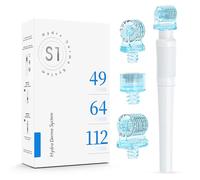 Microneedling Viso Capelli, 0.5mm Derma Stamp, 3 in 1 Derma Roller Labbra,Micro Needling Viso,Antirughe, Riduce L'invecchiamento, Restringe I Pori per La Cura Del Viso e Delle Labbra di Uomini e Donne