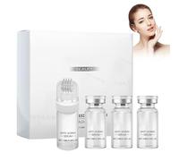 Microneedling Viso Set, Sistema Facciale con Siero, Micro Needling Sierum, Sistema di Microinfusione con 3 Bottiglie di Essenza e 1 Rullo per Migliora le Linee Sottili e le Rughe Del Viso