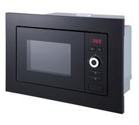 Microonde 800 Watt Montaggio 60 CM Grill 1000 Watt 20 L Vetro Nero respekta
