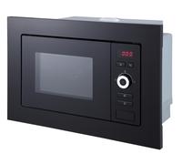 Microonde 800 Watt Montaggio 60 CM Grill 1000 Watt 20 L Vetro Nero respekta