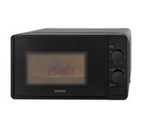 Bomann® Microwave with 20 L Cooking Chamber and Cooking Room Lighting Microwave with 6 Power Levels Microwave with 30 Minute Timer Microwave with Diameter 24.5 cm Turntable 700 W MW 6014 CB Black