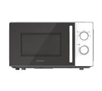 Microonde Candy CMW20SMWLI, capacità 20L, potente 700W, 5 livelli di potenza, vassoio girevole 25,5 cm, bianco e nero