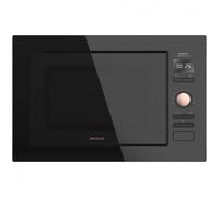Cecotec 01402 forno a microonde Da incasso Microonde con grill 25 L 900 W Nero, Rosa