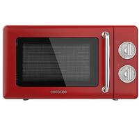 Microonde CECOTEC 20l proclean 3010 retro red, capacità 1 l, potenza microonde max 700 W, 6 livelli di potenza, Red