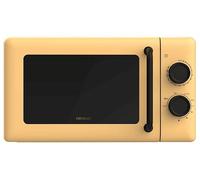 Cecotec Forno a Microonde con Grill Da 20 L Proclean 3110 Yellow. 700 W In 6 Livelli E Griglia Da 800 W, Modalità Scongelamento, Segnale Fine Cottura, Lampada Interna, Timer 30 Minuti, Design