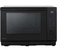 Panasonic NN-DS59NMETG Forno Microonde Combinato e Grill 4 in 1, Flatbed, 27 Litri, 1000W, Cottura a Due Livelli, Sensore Genius, 32 Programmi Automatici, Vassoio Grill, Pulizia Facile, Nero