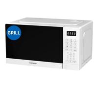Daewoo, forno a microonde, 20 litri, griglia, 700 W, 8 programmi, 5 livelli di potenza, pannello digitale, colore bianco