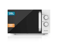 MICROONDE + GRILL GRUNKEL MWG-25GRILL, capacità 25 l, potenza microonde max 1000 W, Funzione grill, Potenza grill 1000 W, 5 livelli di potenza, Bianco, Nero