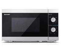 MICROONDE + GRILL SHARP YC-MG01E-S, capacità 20 l, potenza microonde max 800 W, Funzione grill, Potenza grill 1000 W, 5 livelli di potenza, Nero / Argento