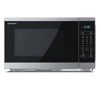 Microonde Sharp YC-MG252AE-S a superficie piana con grill 25 L 900 W Nero, Argento - Nouvo