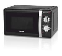 Microonde HAEGER MW-70B.007A, capacità 20 l, potenza microonde max 700 W, 6 livelli di potenza, Nero
